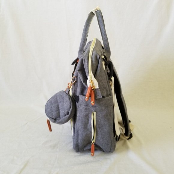 NWT! Childlike Behavior Backpack w/Anti-Theft, Pacifier Pouch, & Stroller Straps - Picture 7 of 16
